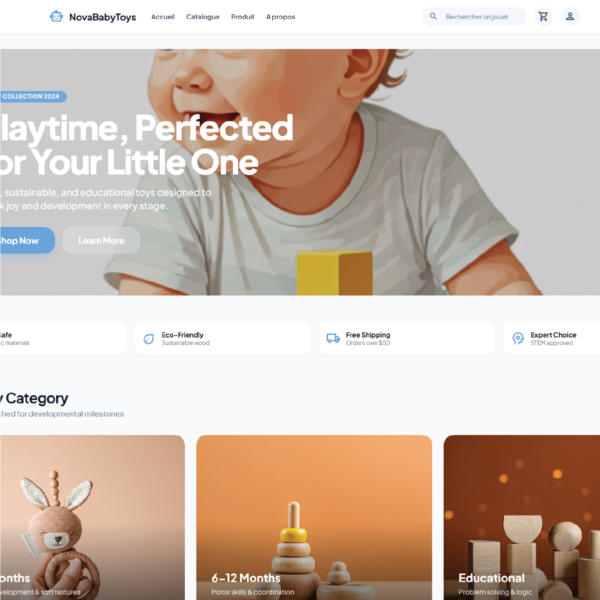 NovaBabyToy Template