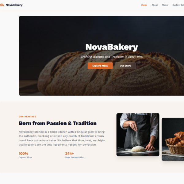 NovaBakery Template