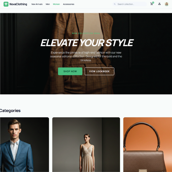 NovaClothing Template