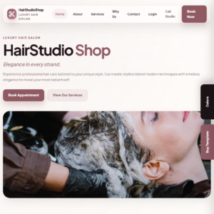 HairStudioShop Template