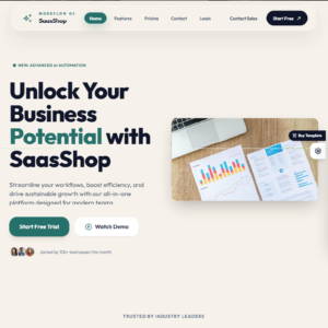 SaasShop Template