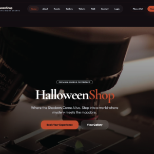 HalloweenShop Template